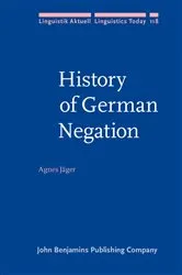 Book cover of History of German Negation by Unknown