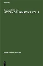 Book cover of History of Linguistics, Vol. 2 by Hans Aarsleff