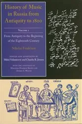 Book cover of History of Music in Russia from Antiquity to 1800, Volume 1 by Nikolai Findeizen