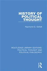 Book cover of History of Political Thought by Raymond G. Gettell