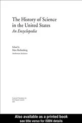 Book cover of History of Science in United States by Marc Rothenberg