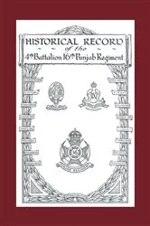 Book cover of History of the 4th Battalion 16th Punjab Regiment by C. C. Jackson