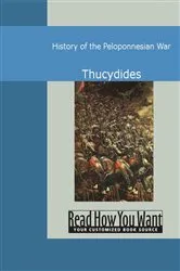 Book cover of History of the Peloponnesian War by Thucydides