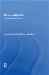 Book cover of History Of Zionism by Hershel Edelheit