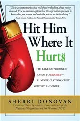 Book cover of Hit Him Where It Hurts by Sherri Donovan