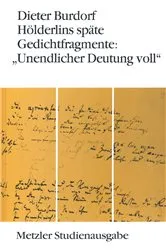 Book cover of Hölderlins späte Gedichtfragmente: 