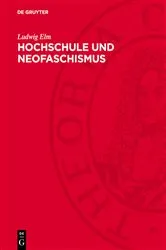 Book cover of Hochschule und Neofaschismus by Ludwig Elm