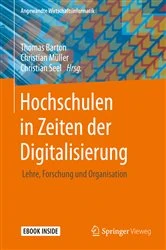Book cover of Hochschulen in Zeiten der Digitalisierung by Thomas Barton