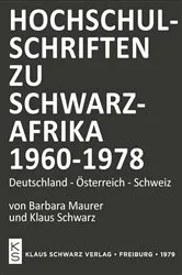 Book cover of Hochschulschriften zu Schwarzafrika 1960-1978 by Barbara Maurer