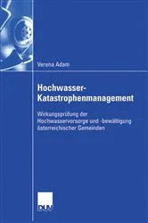 Book cover of Hochwasser-Katastrophenmanagement by Verena Adam