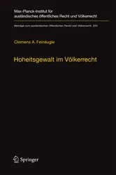 Book cover of Hoheitsgewalt im Völkerrecht by Clemens A. Feinäugle