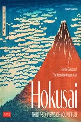 Book cover of Hokusai's Thirty-Six Views of Mount Fuji by Elisabetta Scantamburlo