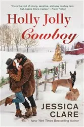 Book cover of Holly Jolly Cowboy by Jessica Clare