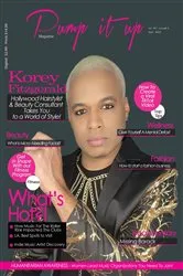 Book cover of Hollywood Hair King Korey Fitzgerald - Pump it up Magazine - Vol.7 - Issue #9 - by Anissa Sutton