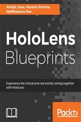 Book cover of HoloLens Blueprints by Abhijit Jana