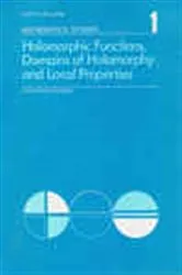 Book cover of Holomorphic Functions, Domains of Holomorphy and Local Properties by Leopoldo Nachbin