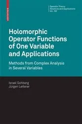 Book cover of Holomorphic Operator Functions of One Variable and Applications by Israel Gohberg