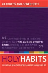 Book cover of Holy Habits: Gladness and Generosity by Andrew Roberts