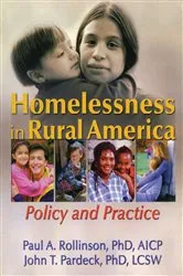 Book cover of Homelessness in Rural America by Paul A Rollinson
