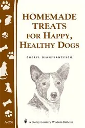 Book cover of Homemade Treats for Happy, Healthy Dogs by Cheryl Gianfrancesco