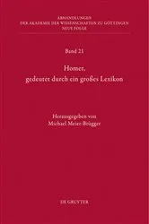Book cover of Homer, gedeutet durch ein großes Lexikon by Michael Meier-Brügger