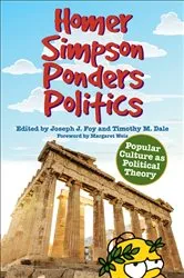 Book cover of Homer Simpson Ponders Politics by Joseph J. Foy