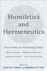 Book cover of Homiletics and Hermeneutics by Scott M. Gibson