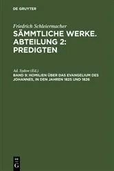 Book cover of Homilien über das Evangelium des Johannes, in den Jahren 1825 und 1826 by Unknown