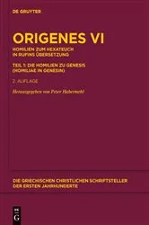 Book cover of Homilien zum Hexateuch in Rufins Übersetzung. Teil 1: Die Homilien zu Genesis (Homiliae in Genesin) by Origenes