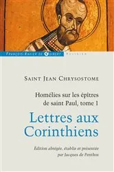 Book cover of Homélies sur les épîtres de saint Paul T1 by Jean Chrysostome