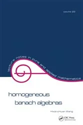 Book cover of Homogeneous Banach Algebras by Wang