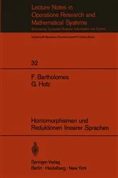 Book cover of Homomorphismen und Reduktionen linearer Sprachen by Unknown