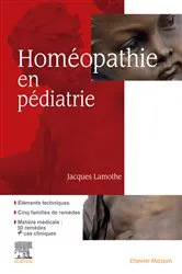 Book cover of Homéopathie en pédiatrie by Lamothe Jacques
