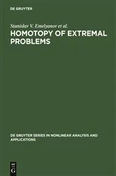 Book cover of Homotopy of Extremal Problems by Stanislav V. Emelyanov
