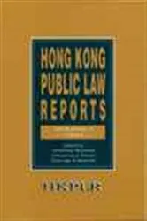Book cover of Hong Kong Public Law Reports, Vol.1 (1991) by Johannes Chan
