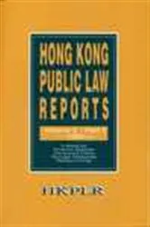 Book cover of Hong Kong Public Law Reports, Volume 3, Part 2 by Andrew Byrnes