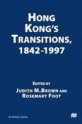 Book cover of Hong Kong’s Transitions, 1842–1997 by Unknown