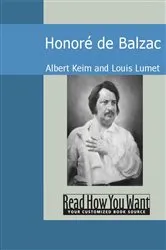 Book cover of Honoré de Balzac by Unknown