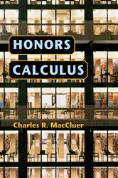 Book cover of Honors Calculus by Unknown