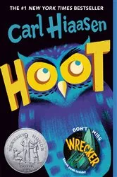 Book cover of Hoot by Carl Hiaasen