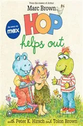 Book cover of Hop Helps Out by Marc Brown