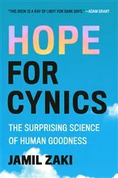 Book cover of Hope for Cynics by Jamil Zaki