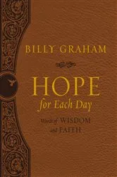 Book cover of Hope for Each Day Deluxe by Billy Graham