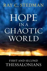 Book cover of Hope in a Chaotic World by Ray C. Stedman