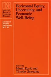 Book cover of Horizontal Equity, Uncertainty, and Economic Well-being by Martin David