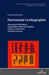 Book cover of Horizontale Lexikographie by Unknown