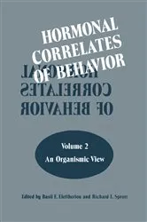 Book cover of Hormonal Correlates of Behavior by Basil E. Eleftheriou