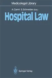 Book cover of Hospital Law by Amnon Carmi