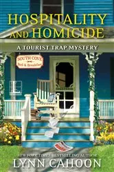 Book cover of Hospitality and Homicide by Lynn Cahoon