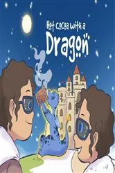 Book cover of Hot Cocoa With a Dragon by Angel Corrales